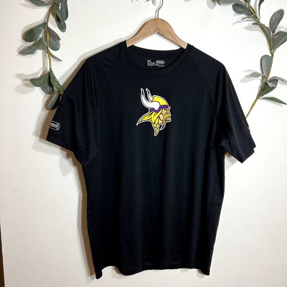 Minnesota Vikings Black Athletic Tee - Picture 1 of 3